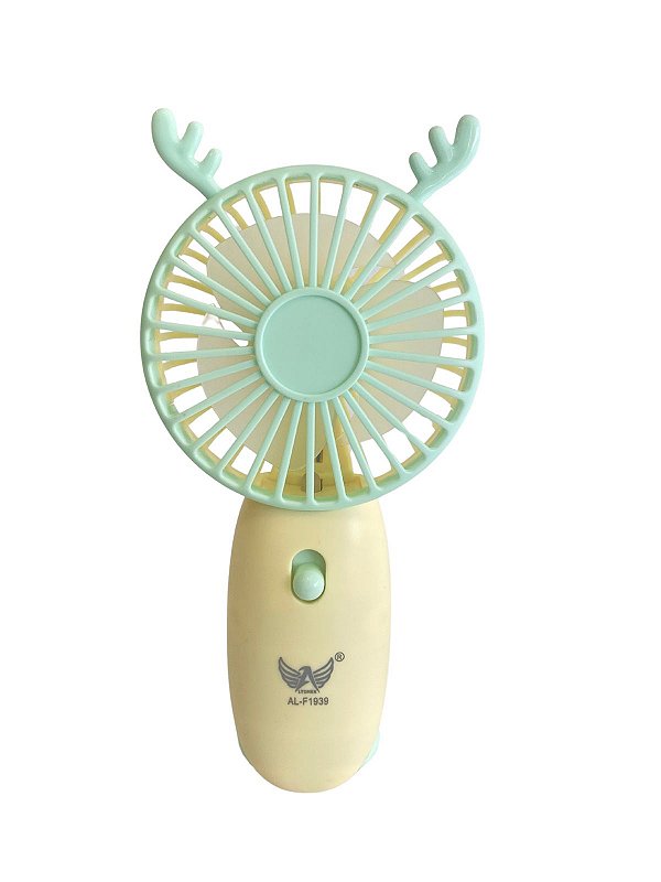 Mini Ventilador Portátil Com Led