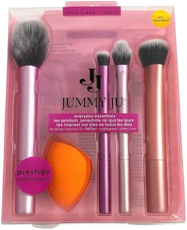 Kit de Pincéis e Esponjas Jummy Ju