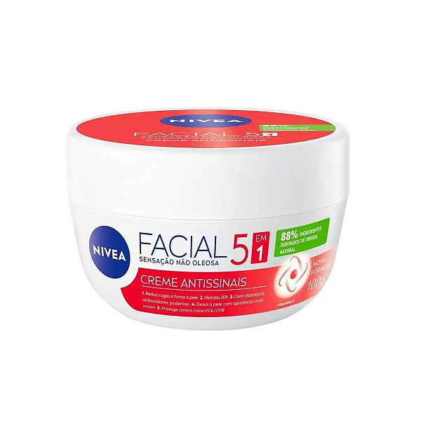 Hidratante Facial Nívea Antissinais Creme 100g