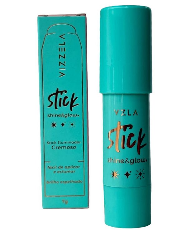 Iluminador Em Stick Shine & Glow Vizzela