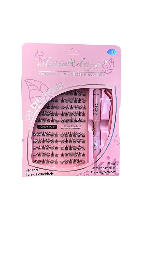 Kit de Cílios Tufinho Amor  Anjo
