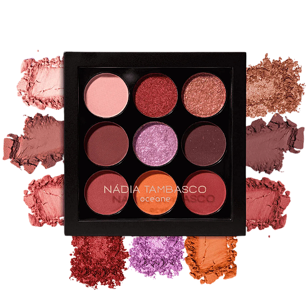 Paleta de Sombras Nádia Tambasco By Océane - To Go Fire