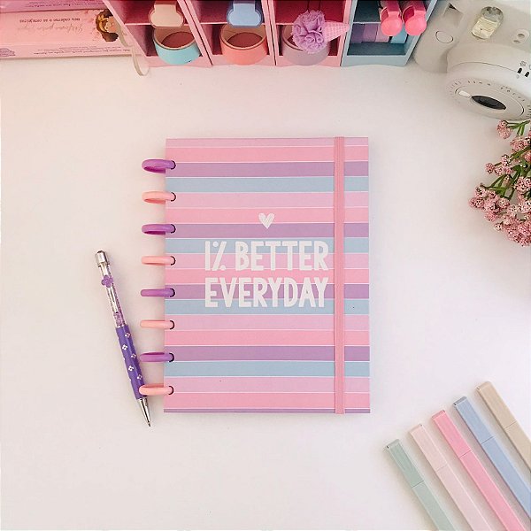 Caderno de Discos Buendía 1% Better Everyday