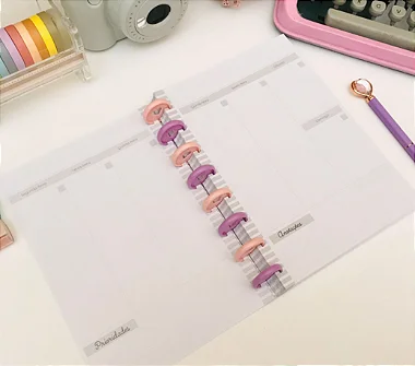 Refil Planner A5 Caderno de Disco Buendia