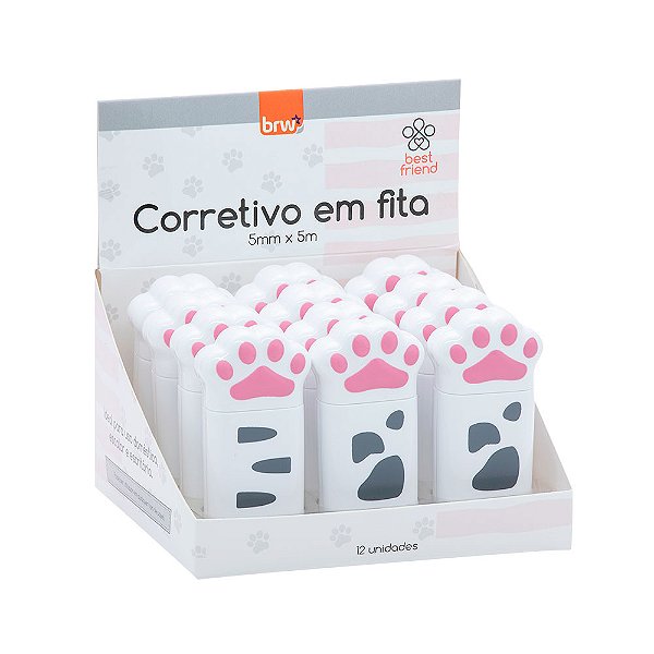 Corretivo em fita 5mm x 5m Patinha BRW
