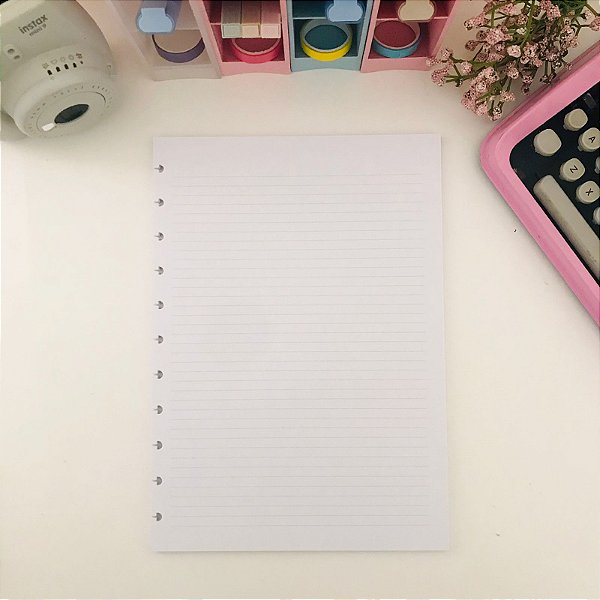 Refil Pautado Caderno de Disco Buendia