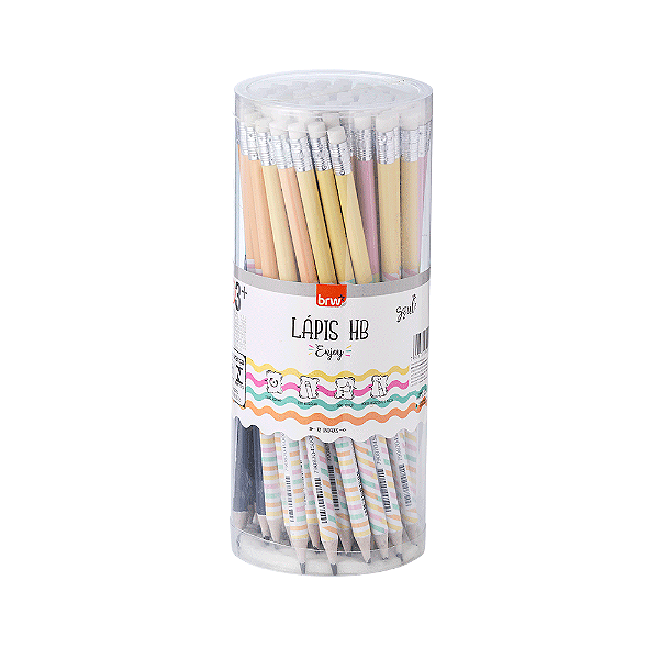 Lápis HB c/borracha Enjoy BRW