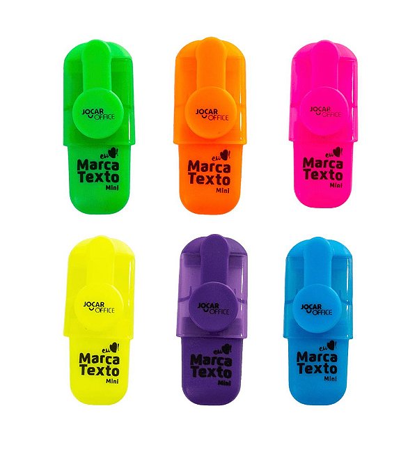 Mini Marca Texto Neon Jocar Office