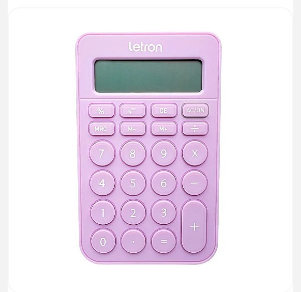 Calculadora 8 dígitos de Mesa Candy Letron