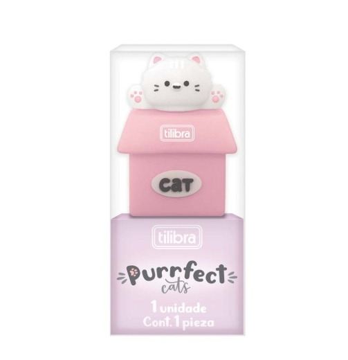 Apontador 1 furo Purrfect Cat Tilibra