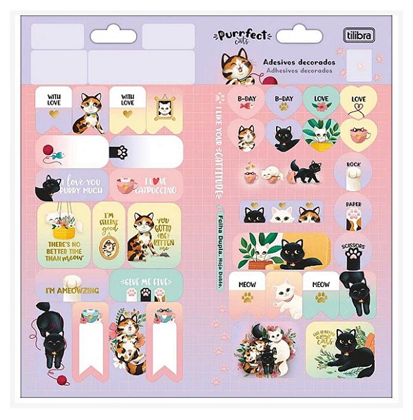 Adesivos Decorados Duplos P Tilibra