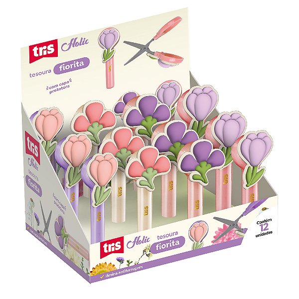 Tesoura Capa Tris Holic Fiorita