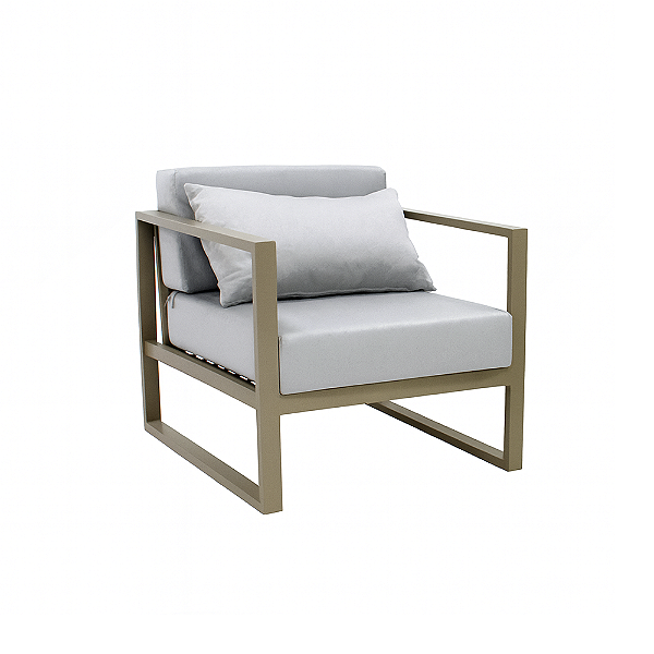 Poltrona Bogarim em Alumínio