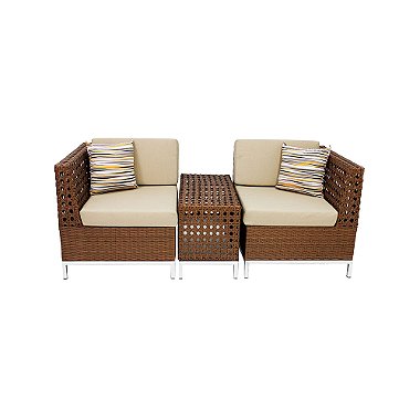 Conjunto de Poltrona Tulipa com Mesa lateral