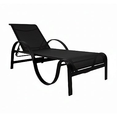 Espreguiçadeira Lótus Ondulada em Tela Sling