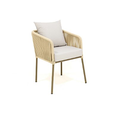 Poltrona Actis em Corda Náutica Com Almofada