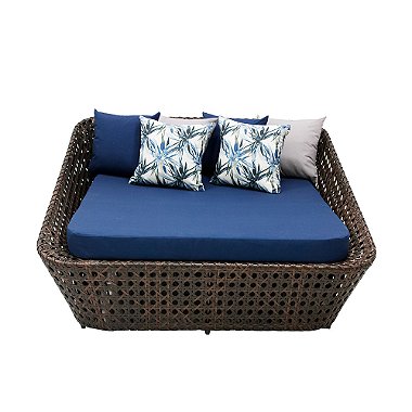 Chaise Essencial Quadrado em Fibra Sintética