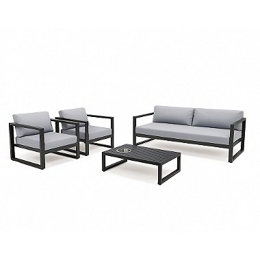 Conjunto de Sofá Bogarim com Mesa com Champanheira