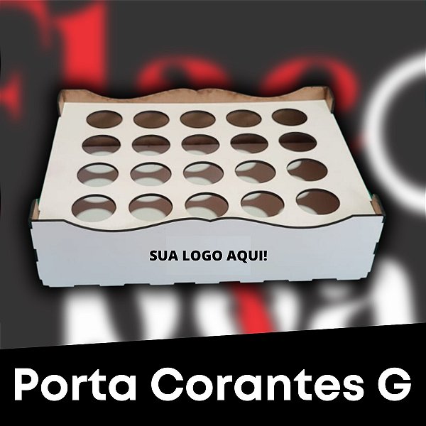 Porta corantes alimentícios - para frascos de 25g ou 60g