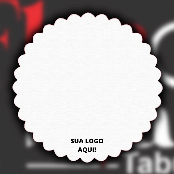 Cake Board Borda Trabalhada Margarida - 3mm