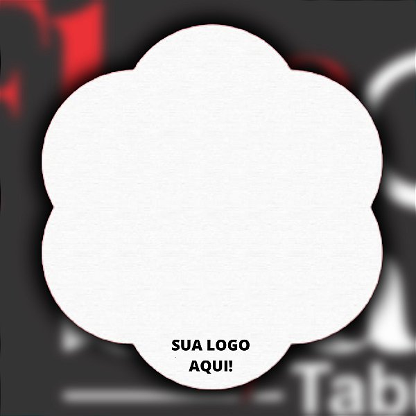 Cake Board Borda Trabalhada Flor - 3mm