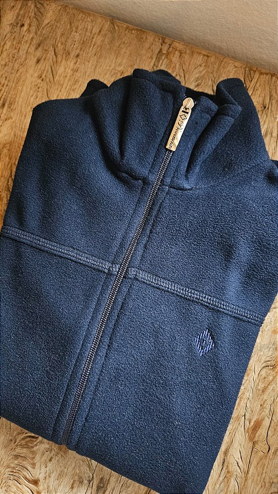 FLEECE CASACO FEMININO MARINHO
