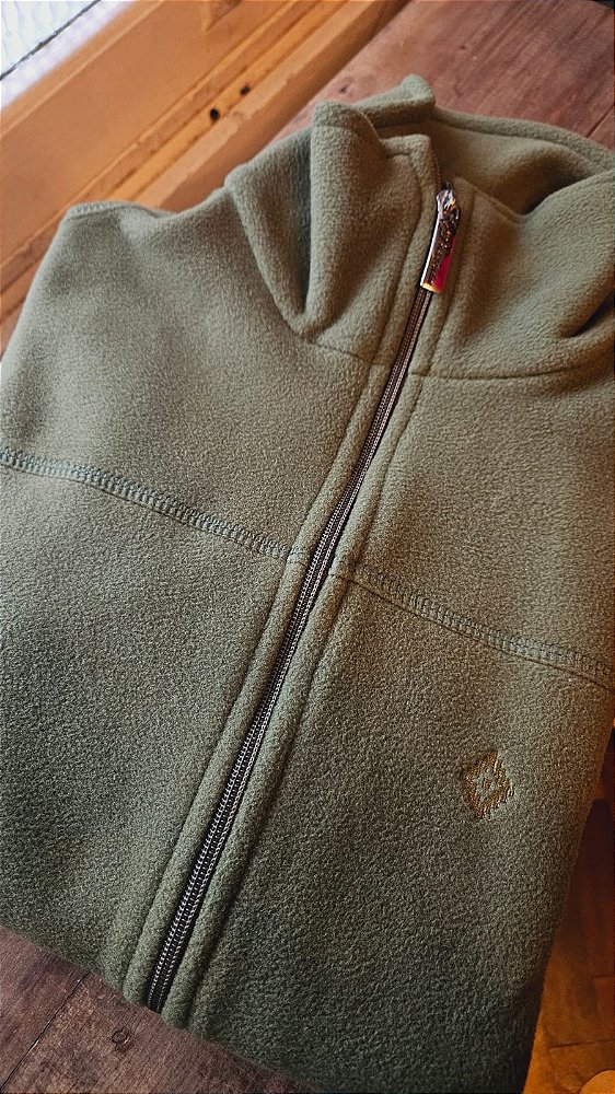 FLEECE CASACO FEMININO VERDE