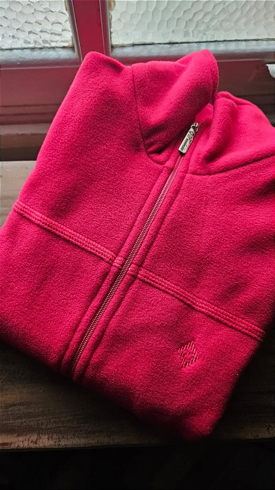 FLEECE CASACO FEMININO VERMELHO