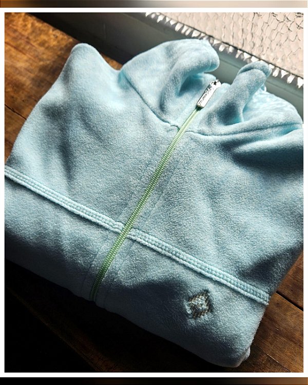 FLEECE CASACO FEMININO VERDE BEBE