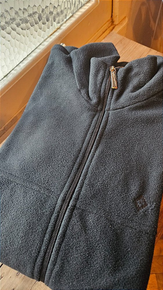 FLEECE CASACO MASCULINO PRETO