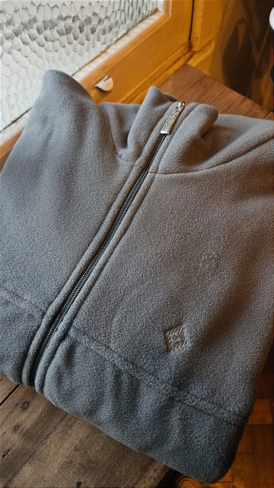 FLEECE CASACO MASCULINO CINZA