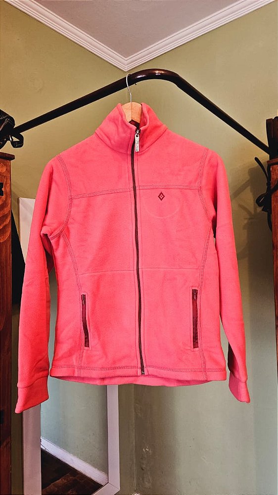 FLEECE CASACO FEMININO CORAL