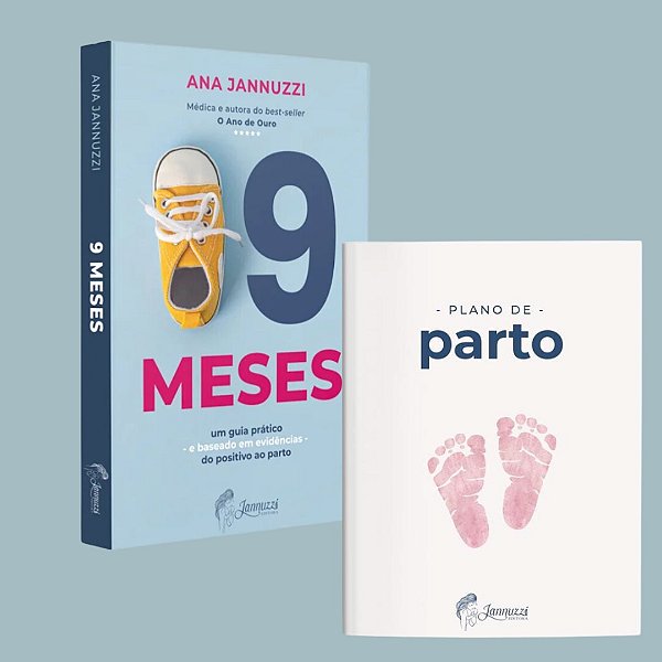 Kit Gestante: Livro 9 meses + Plano de Parto