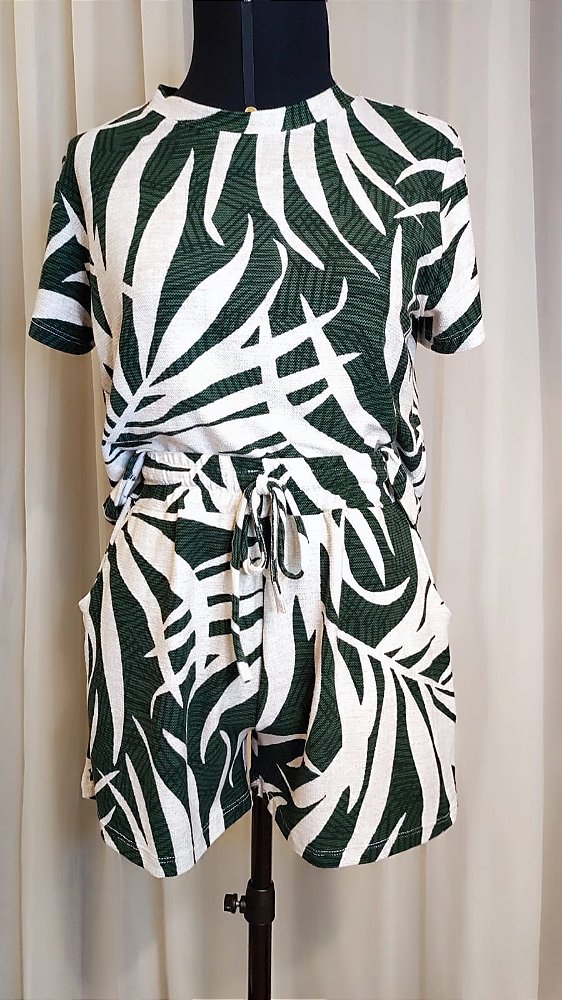 Conjunto short Linho
