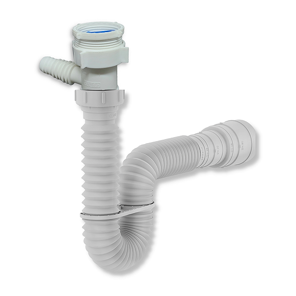 Adaptador Para Máquina De Lavar Louça com Sifão Universal Branco - Astra