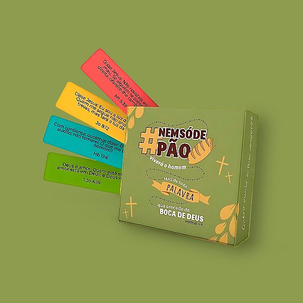 #NEM SÓ DE PÃO