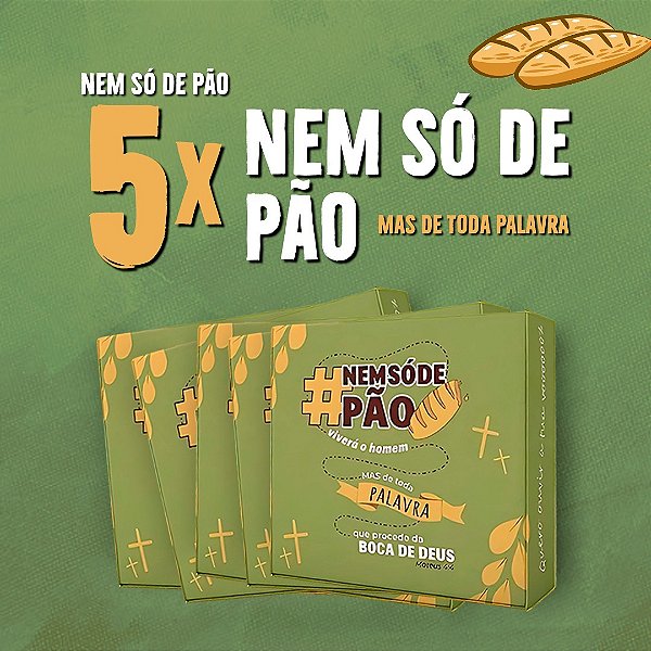 KIT 5 NEM SÓ DE PÃO
