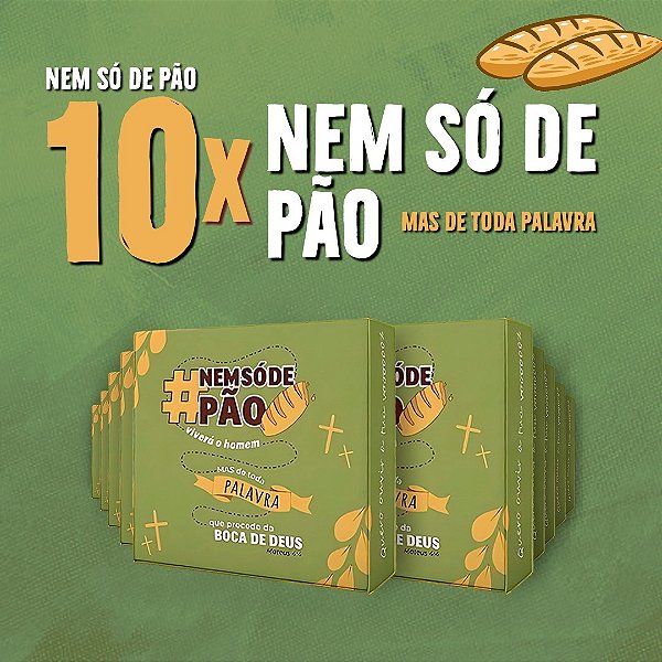 KIT 10 NEM SÓ DE PÃO