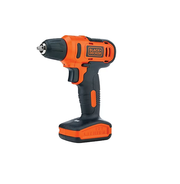 PARAFUSADEIRA/FURAD. BLACK DECKER LD12S-BR 12V C/13 PEÇAS.