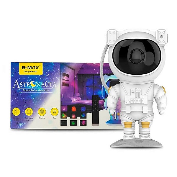 Projetor de Luz Galáxia Astronauta B-max BM-F927