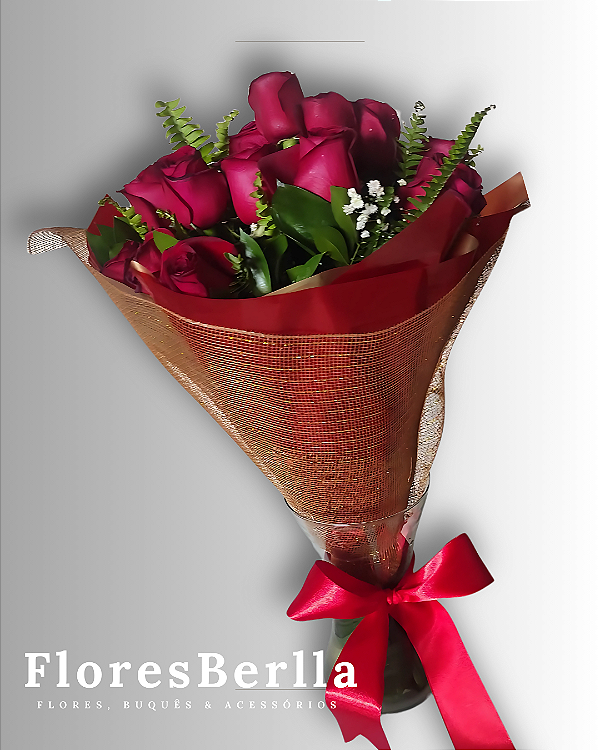Buquê Especial com 30 Rosas Vermelhas