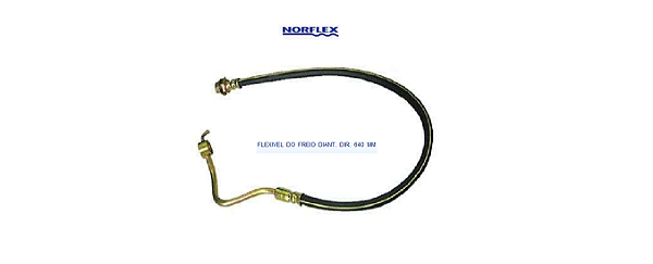 Flexivel Freio Dianteiro LD - F1000 1980 a 1992 - Comp 640mm