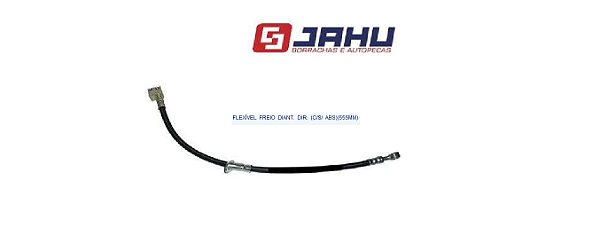 Flexivel Freio Dianteiro LD - Honda FIT 2004 a 2009 -C/S ABS- Comp 555mm