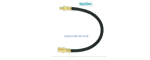 Flexivel Freio Dianteiro - Passat 1.5/1.6/1.8/2.0 8v 1980 a 1989 Compr 360mm