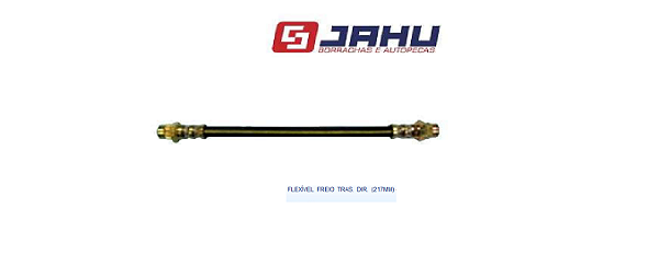 Flexivel Freio Traseiro LD - Peugeot 206 após 1998... - Compr 217mm