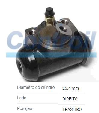 Cilindro Roda Traseira - Controil - LD F1000 4.9 12v 1985 a 1998