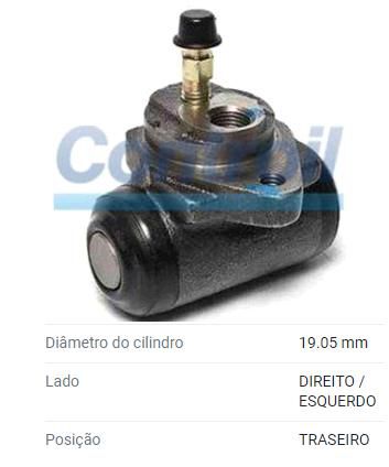 Cilindro Roda Traseira  LD/LE SIENA de 1996 a 1998