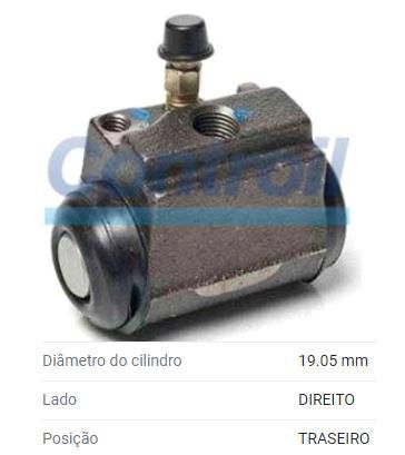 Cilindro Roda Traseira - Controil - Palio 1.0/1.4 8v 1999 a 2017