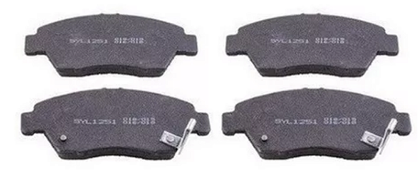 Jogo Pastilha Freio Dianteiro -  Civic 1.6 16v 1992 a 1998 - C/Alarme