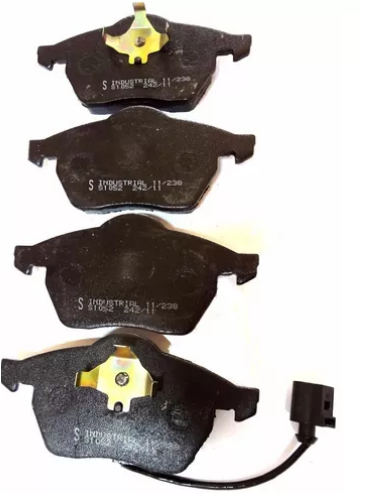 Jogo Pastilha Freio Dianteiro - Golf 2.0 8v - GT após 2009... - C/Alarme